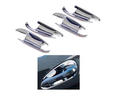 ML GL GLS GLE R-Class Chrome Door Handle Shell Inserts W164/X164 ML550 ...