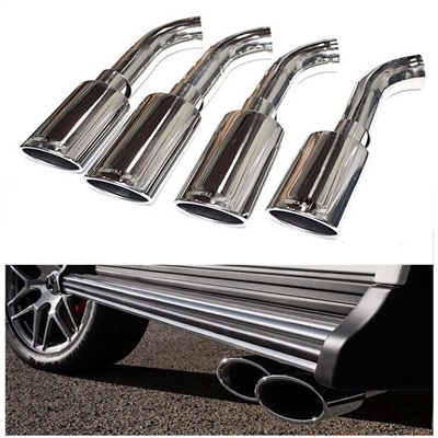 G-Wagon G63 Chrome Muffler Tips direct Fitment for W463 2000-2024 G550 ...